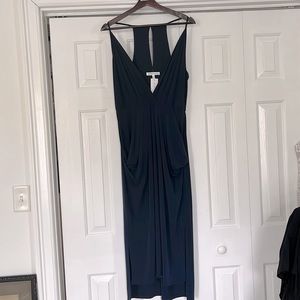 BCBG Navy Blue Dress- Size L- NWT